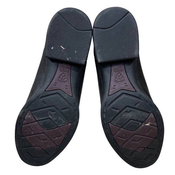 Ariat Stockman Cowboy Western Boots Size 9.5 D Leather Black - Picture 8 of 12